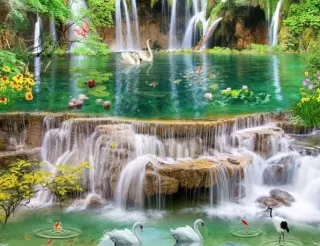 Dán tranh tường Đồng Nai thi công tại nhà theo yêu cầu