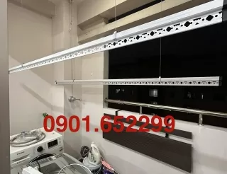 Lắp đặt giàn phơi gắn trần chung cư A1/A2