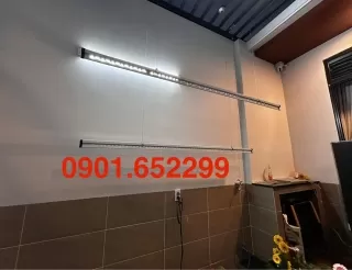 Thi công giàn phơi gắn trần tại phường Long Bình