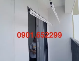 Thi công giàn phơi thông minh tại Thủ Dầu Một
