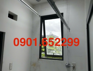 Thi công,lắp đặt giàn phơi thông minh tại chung cư B1/B2 