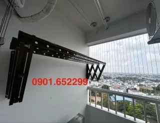 Thi công ,lắp đặt giàn phơi thông minh tại Long Thành