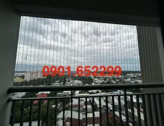 Thi công lưới an toàn ban công tại Long Thành