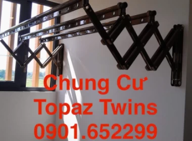  Giàn phơi gắn tường chung cư Topaz  Twins Biên Hòa