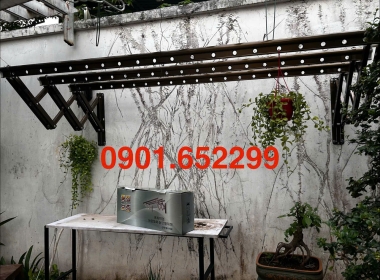  Giàn phơi gắn tường Đồng Nai giá rẻ,lắp đặt nhanh tại nhà