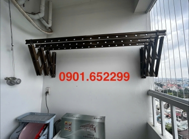  Giàn phơi gắn tường thông minh tại Biên Hòa ,tiết kiệm diện tích