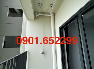  Thi công ,lắp đặt giàn phơi gắn trần tại chung cư A1/A2 
