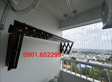  Thi công ,lắp đặt giàn phơi thông minh tại Long Thành