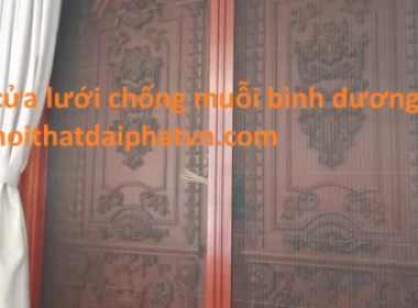  Cửa lưới chống muỗi, vách ngăn và lưới an toàn ban công tại Bình Dương