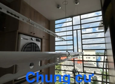  Giàn phơi gắn trần chung cư Amber Court Biên Hòa
