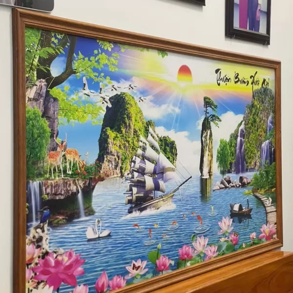 Tranh dán tường 3D - Giấy Dán Tường 06