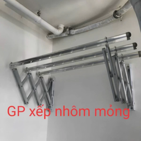 GIÀN PHƠI XẾP NHÔM MỎNG
