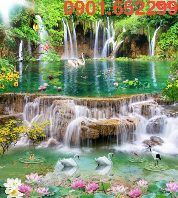 Dán tranh tường Đồng Nai thi công tại nhà theo yêu cầu