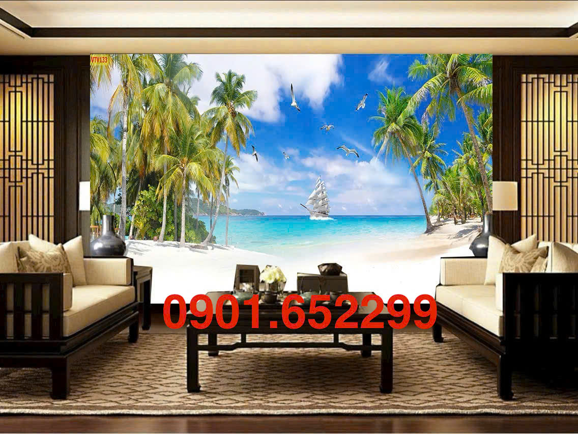 Đơn vị thi công tranh dán tường Biên Hòa giá rẻ tận nhà