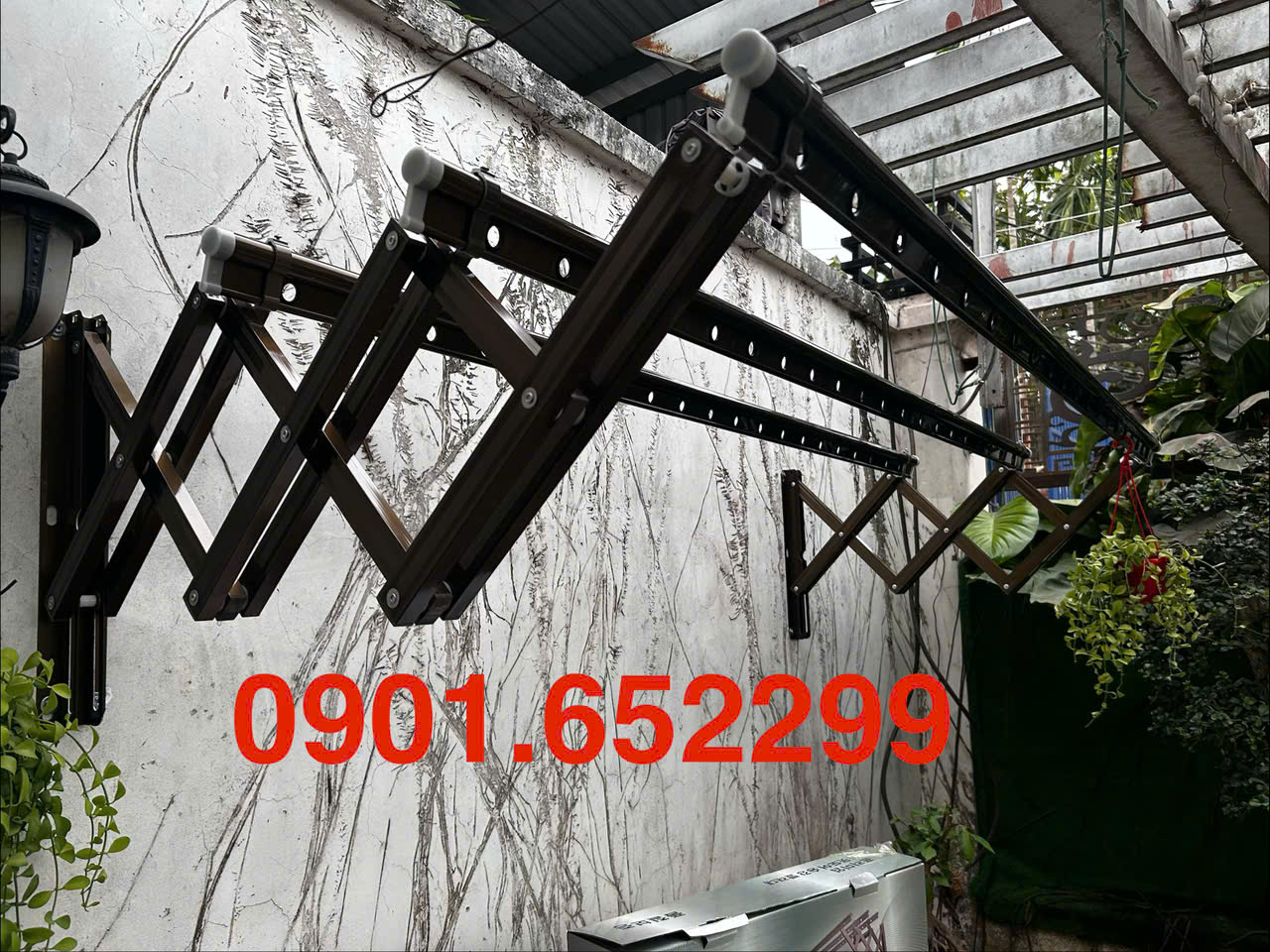 Giàn phơi gắn tường Biên Hòa giá rẻ ,lắp đặt nhanh tại nhà