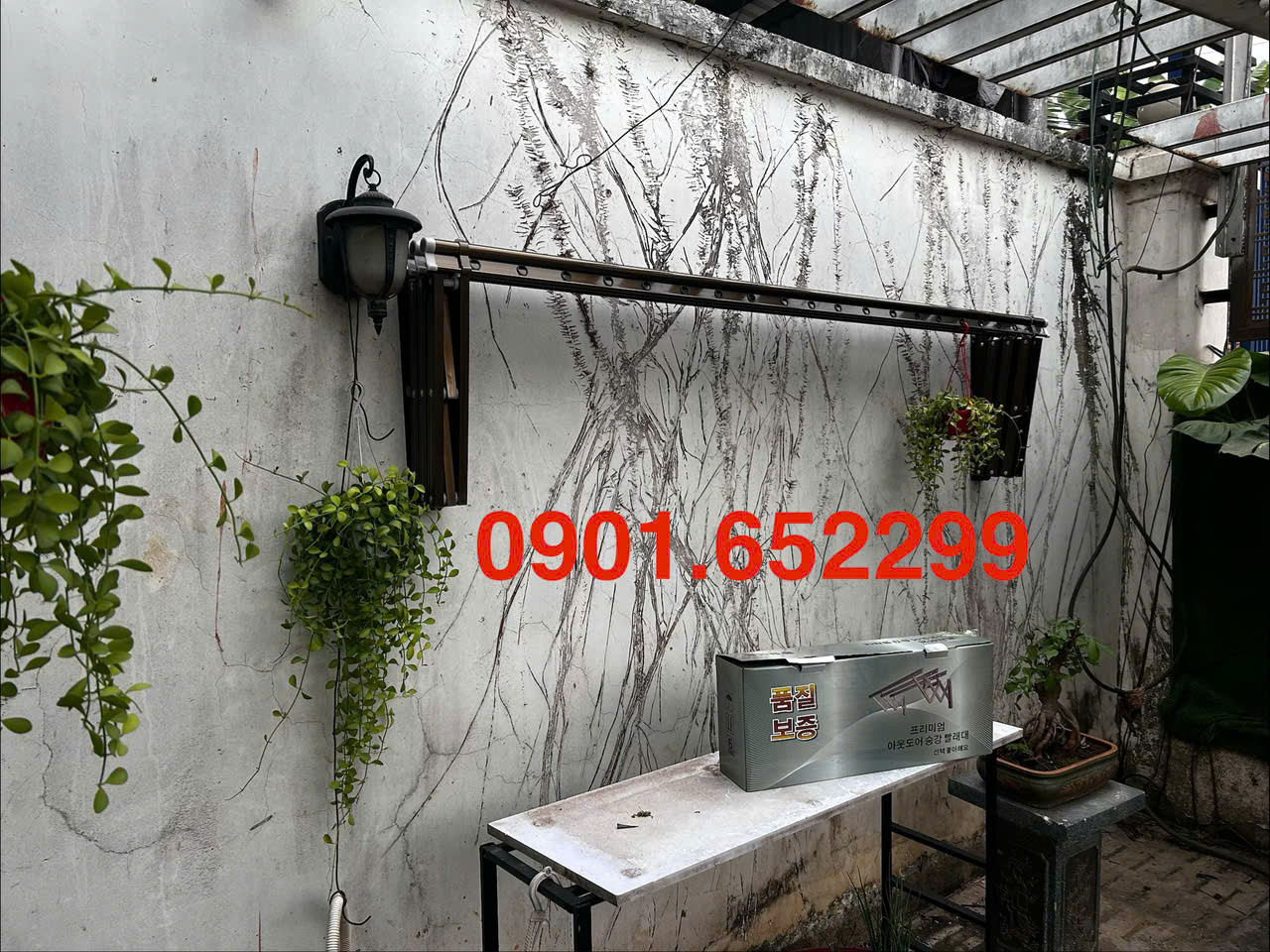 Giàn phơi gắn tường Biên Hòa giá rẻ ,lắp đặt nhanh tại nhà