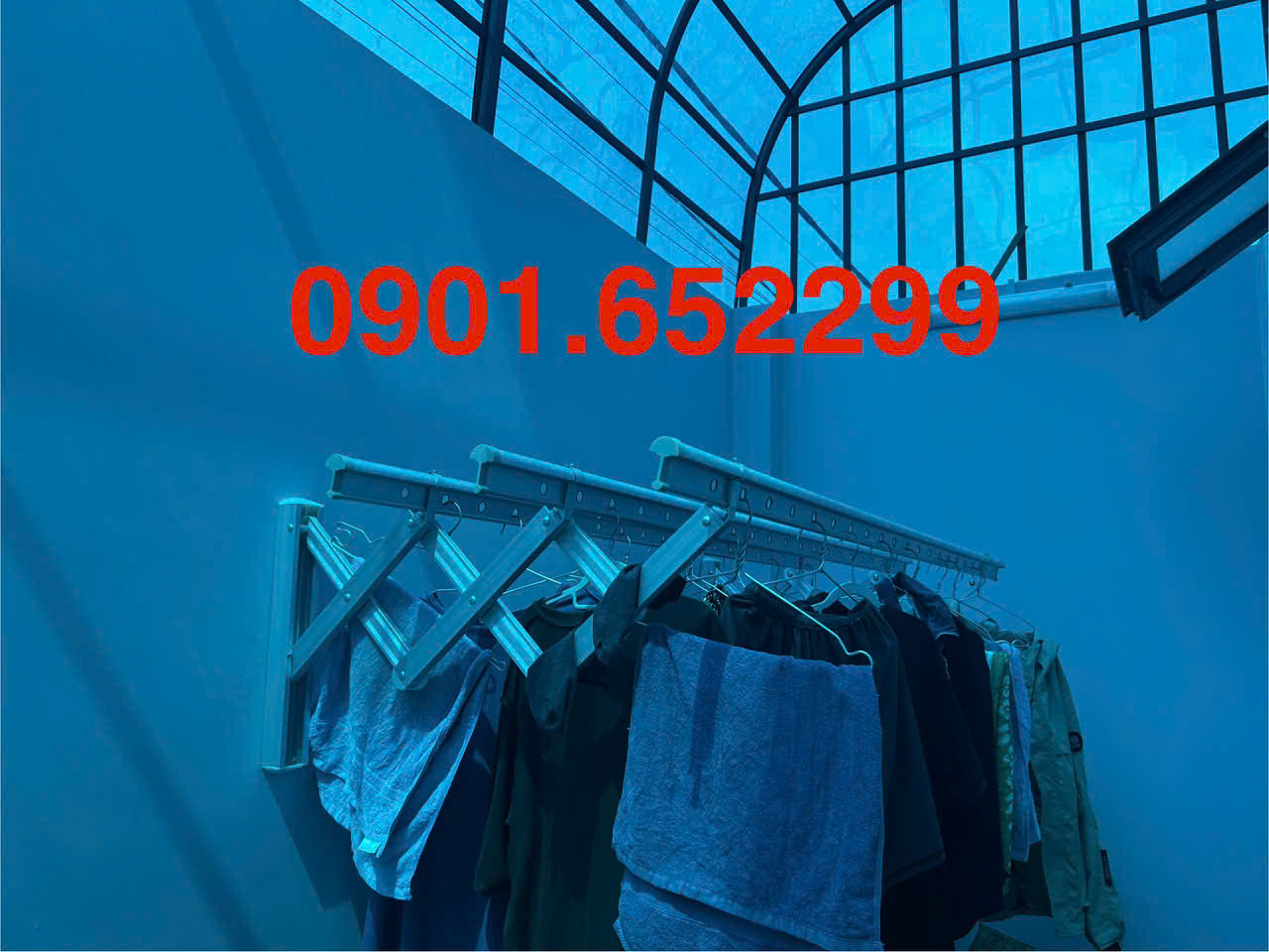 Giàn phơi gắn tường có ảnh hưởng tường nhà không