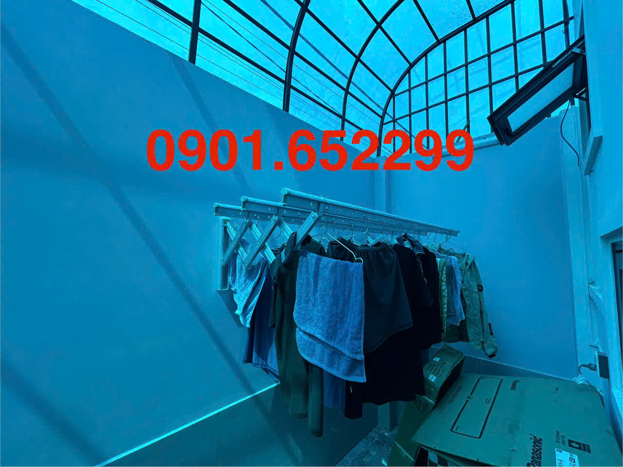 Giàn phơi gắn tường có ảnh hưởng tường nhà không