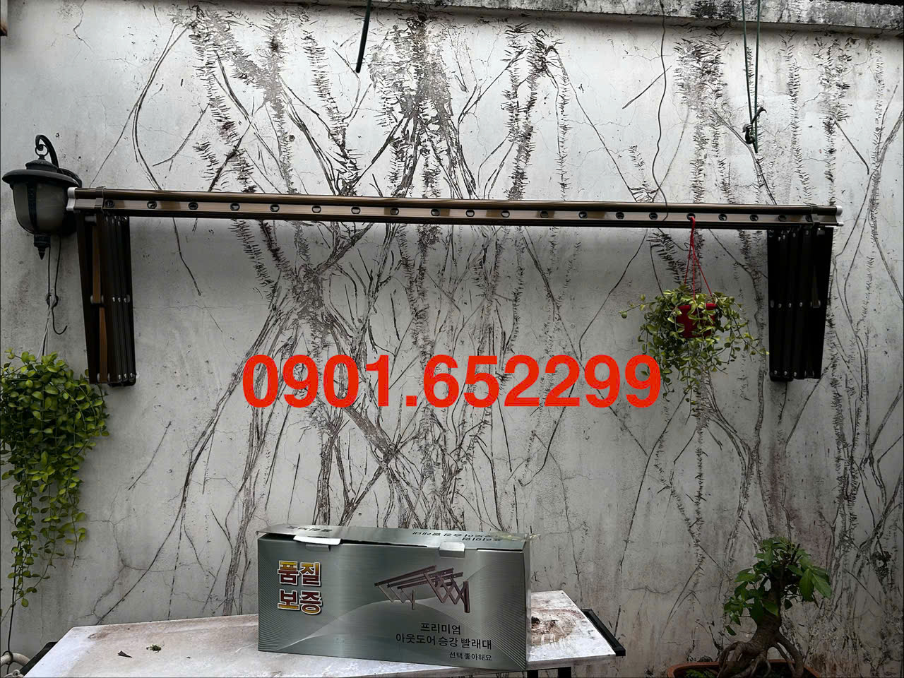 Giàn phơi gắn tường Đồng Nai giá rẻ,lắp đặt nhanh tại nhà