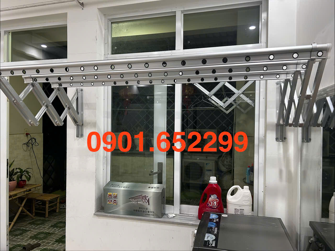 Giàn phơi thông minh Biên Hòa tiết kiệm diện tích ,dễ sử dụng