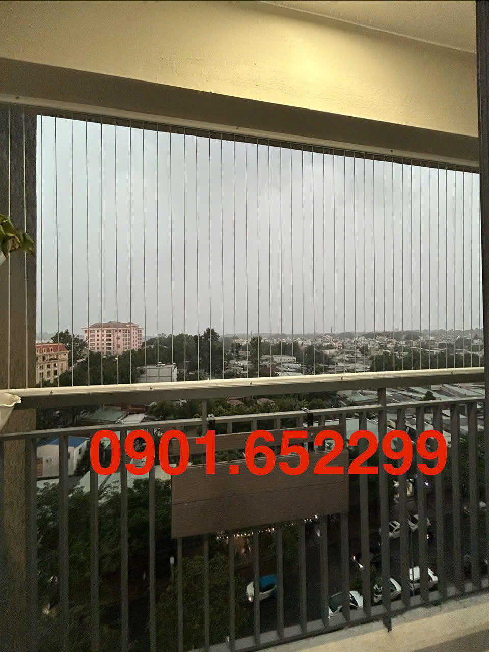 Lắp đặt lưới an toàn ban công tại Dĩ An nhanh ,rẻ