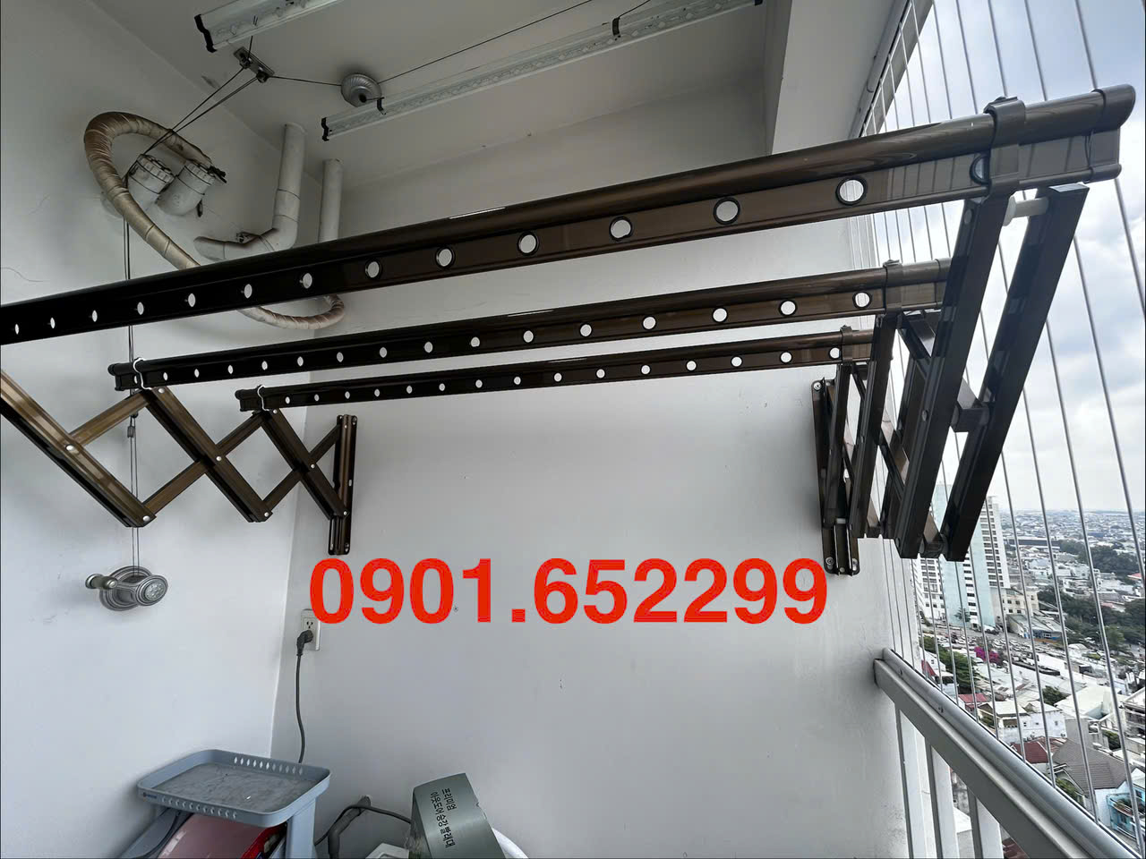 Lắp giàn phơi gắn tường tại Biên Hòa uy tín,bảo hành dài hạn