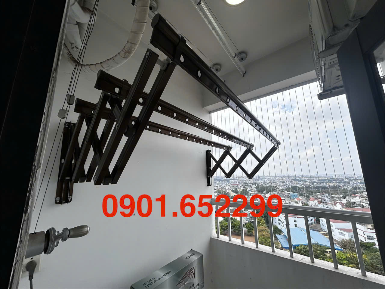 Lắp giàn phơi gắn tường tại Biên Hòa uy tín,bảo hành dài hạn