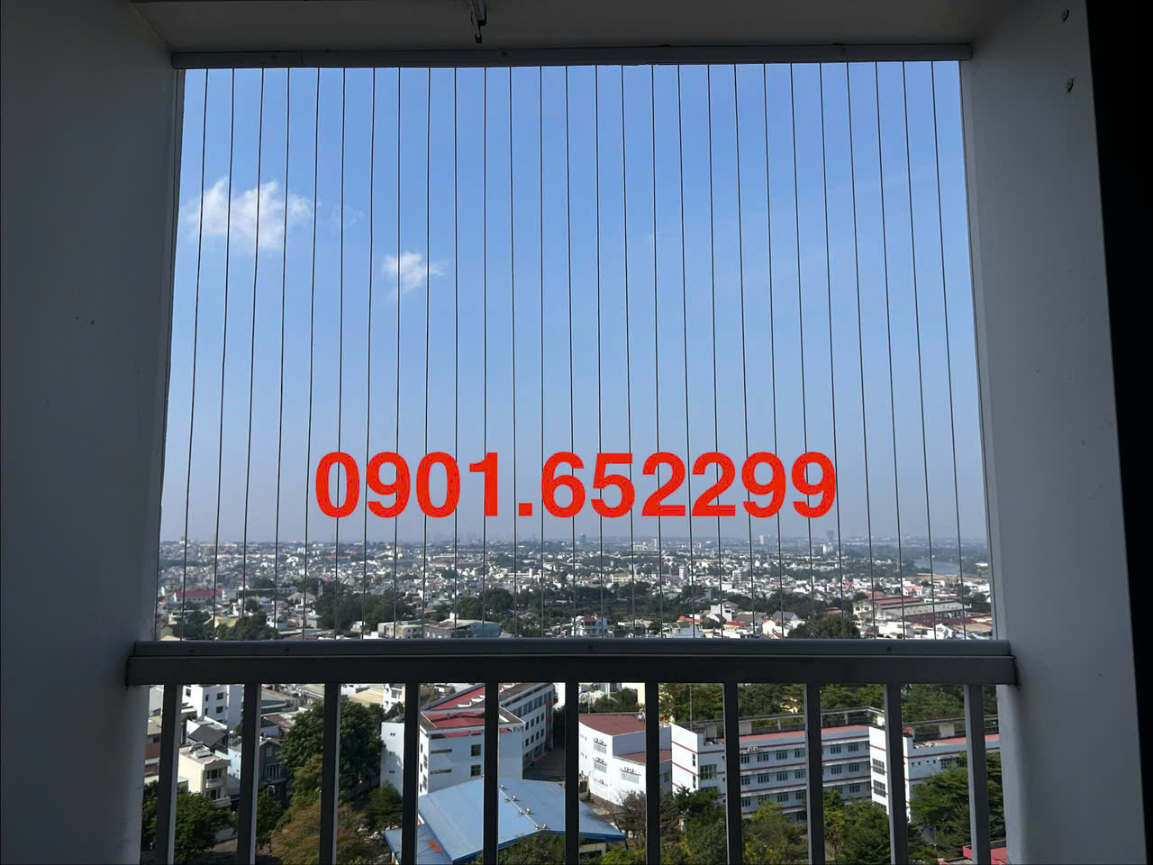 Lưới an toàn ban công Biên Hòa cho chung cư,nhà phố an toàn