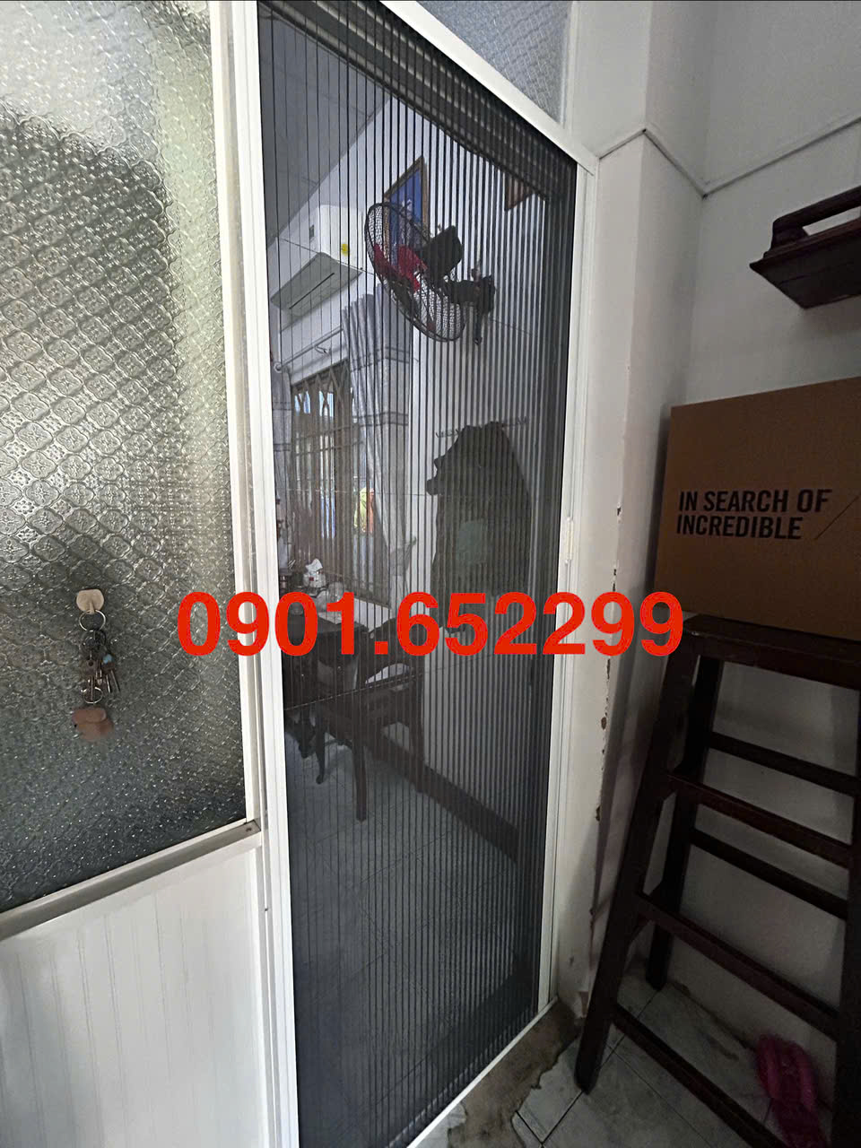 Thi công cửa lưới chống muỗi khu dân cư Bửu Long