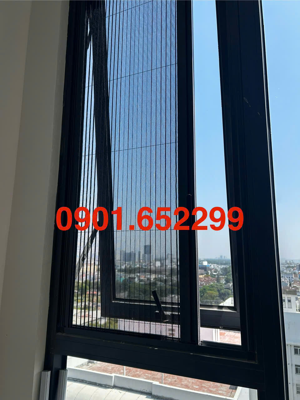 Thi công cửa lưới chống muỗi khu dân cư Bửu Long