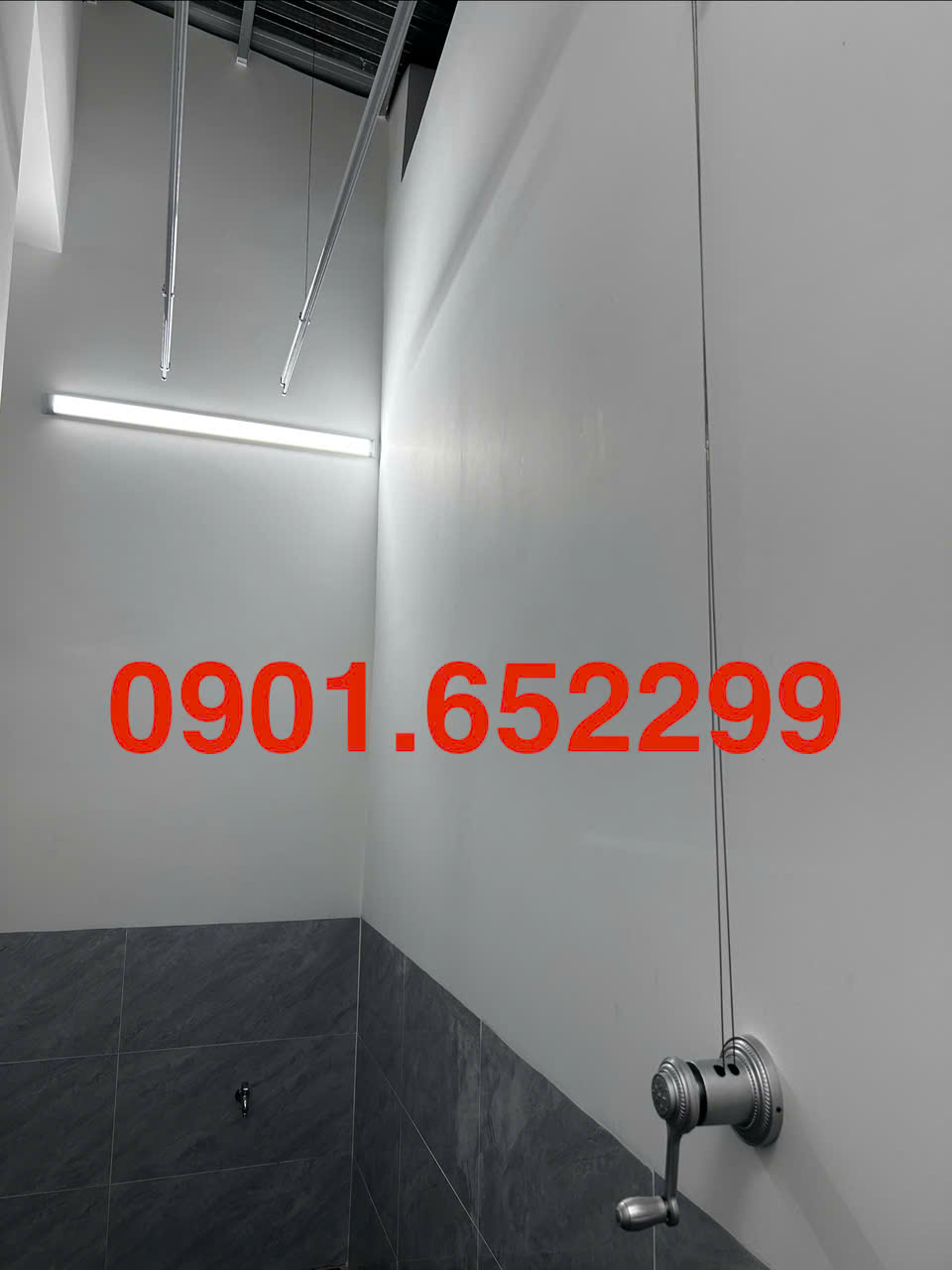 Thi công giàn phơi gắn trần tại khu dân cư Bửu Long