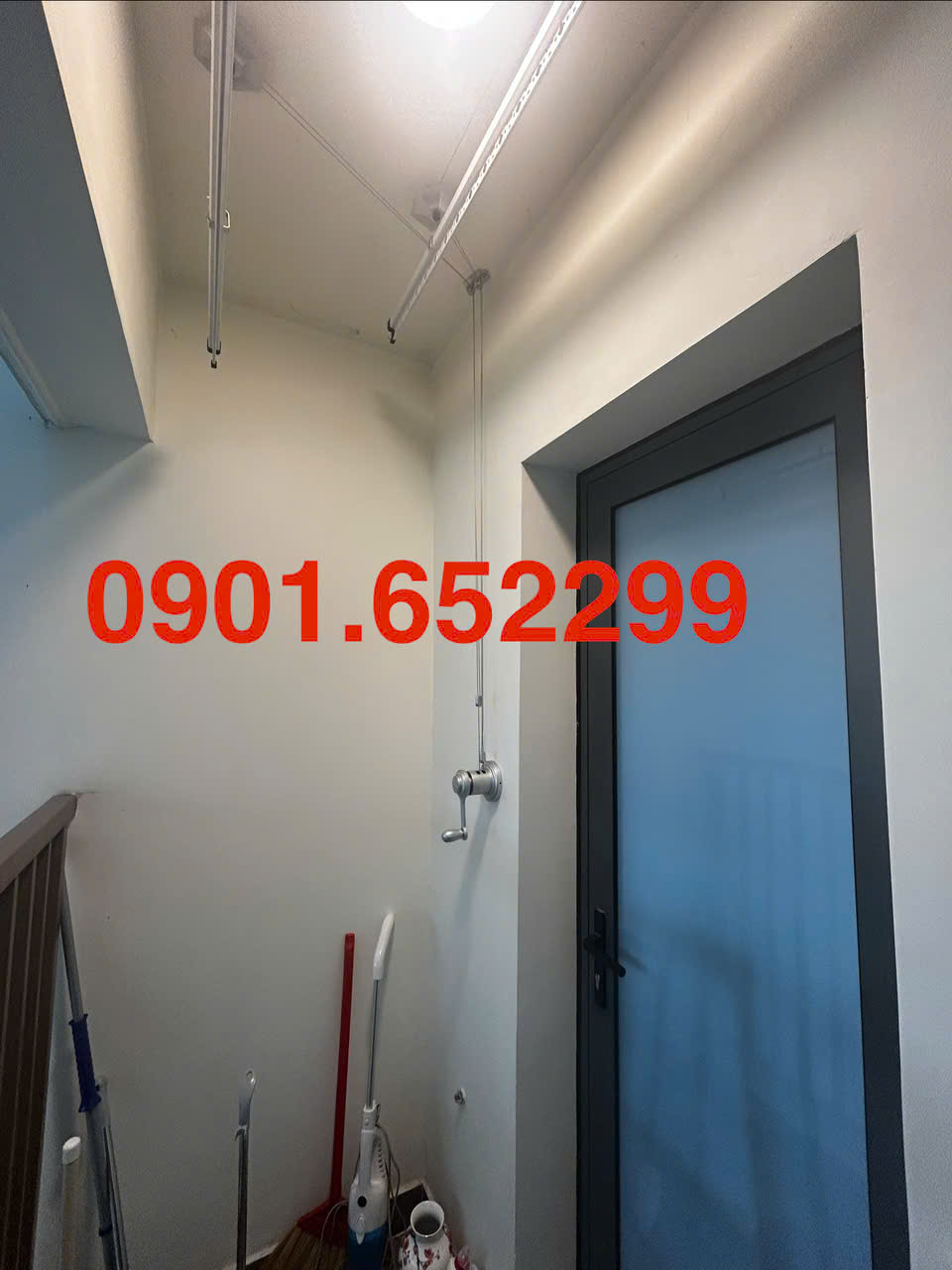 Thi công giàn phơi thông minh tại khu dân cư Bửu Long