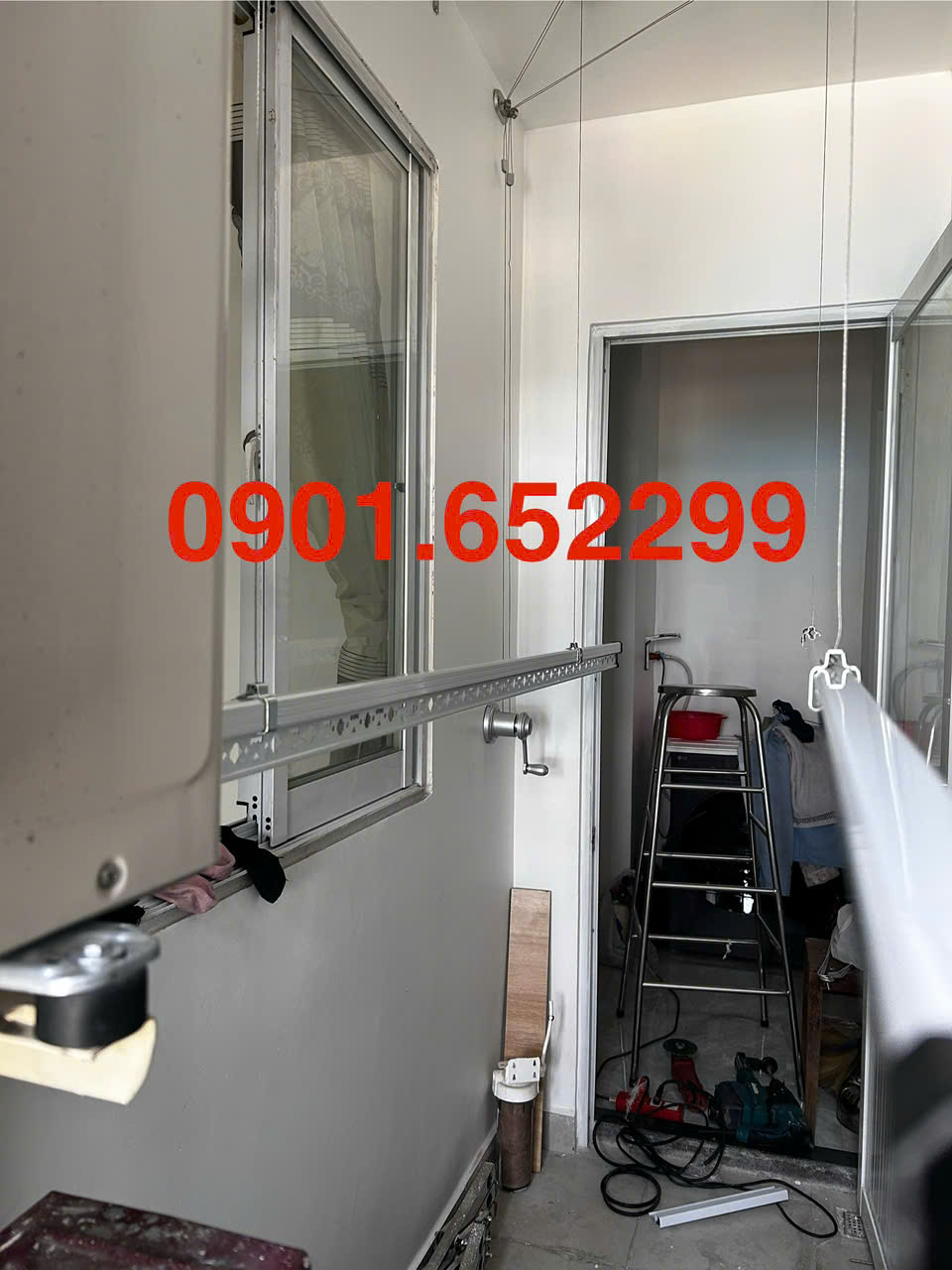 Thi công giàn phơi thông minh tại phường Phước Tân