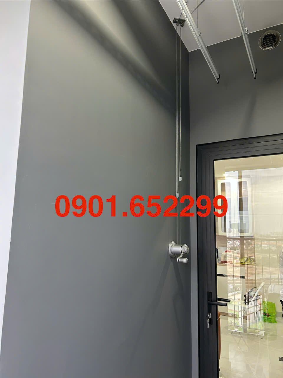Thi công giàn phơi thông minh tại phường Tân Đông Hiệp