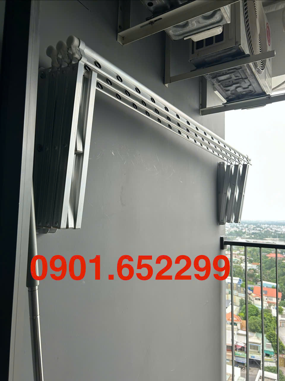 Thi công giàn phơi thông minh tại phường Tân Đông Hiệp