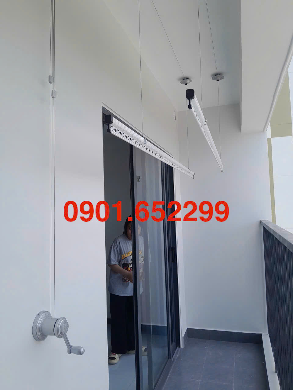 Thi công giàn phơi thông minh tại Thủ Dầu Một