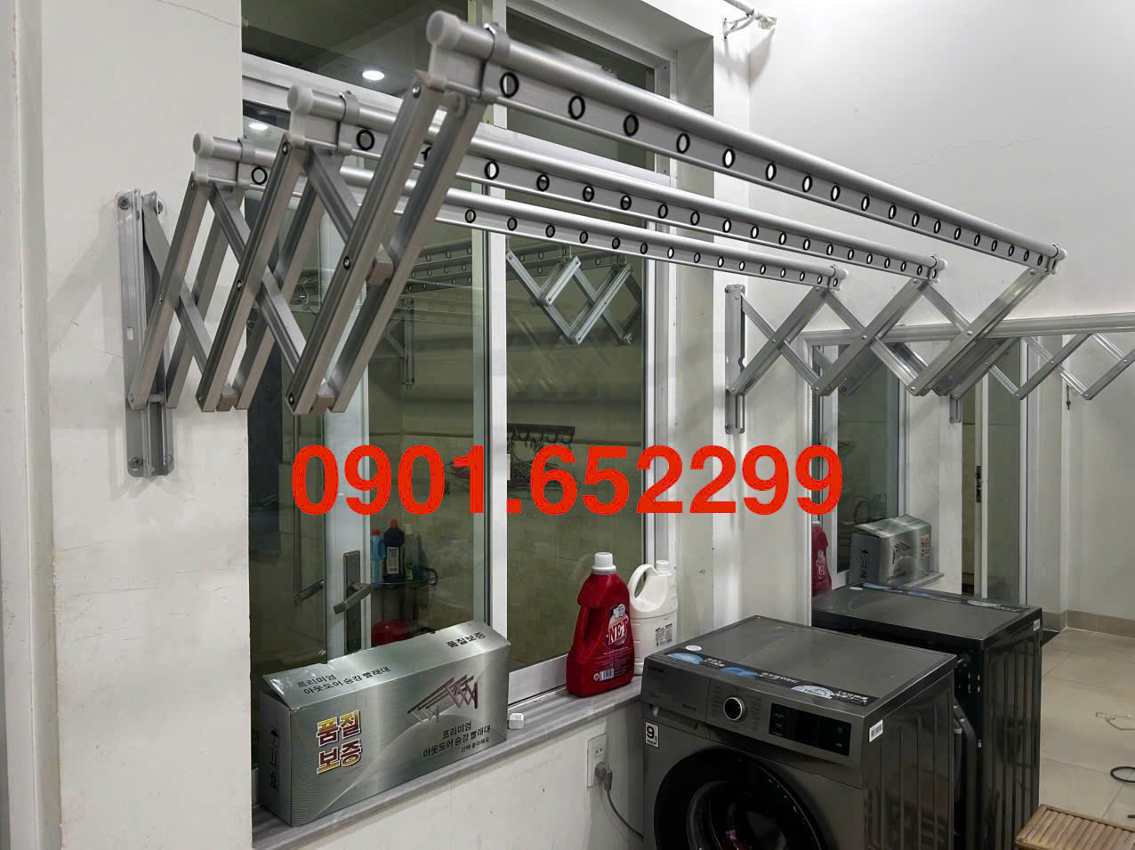 Thi công giàn phơi thông minh tại Thủ Dầu Một