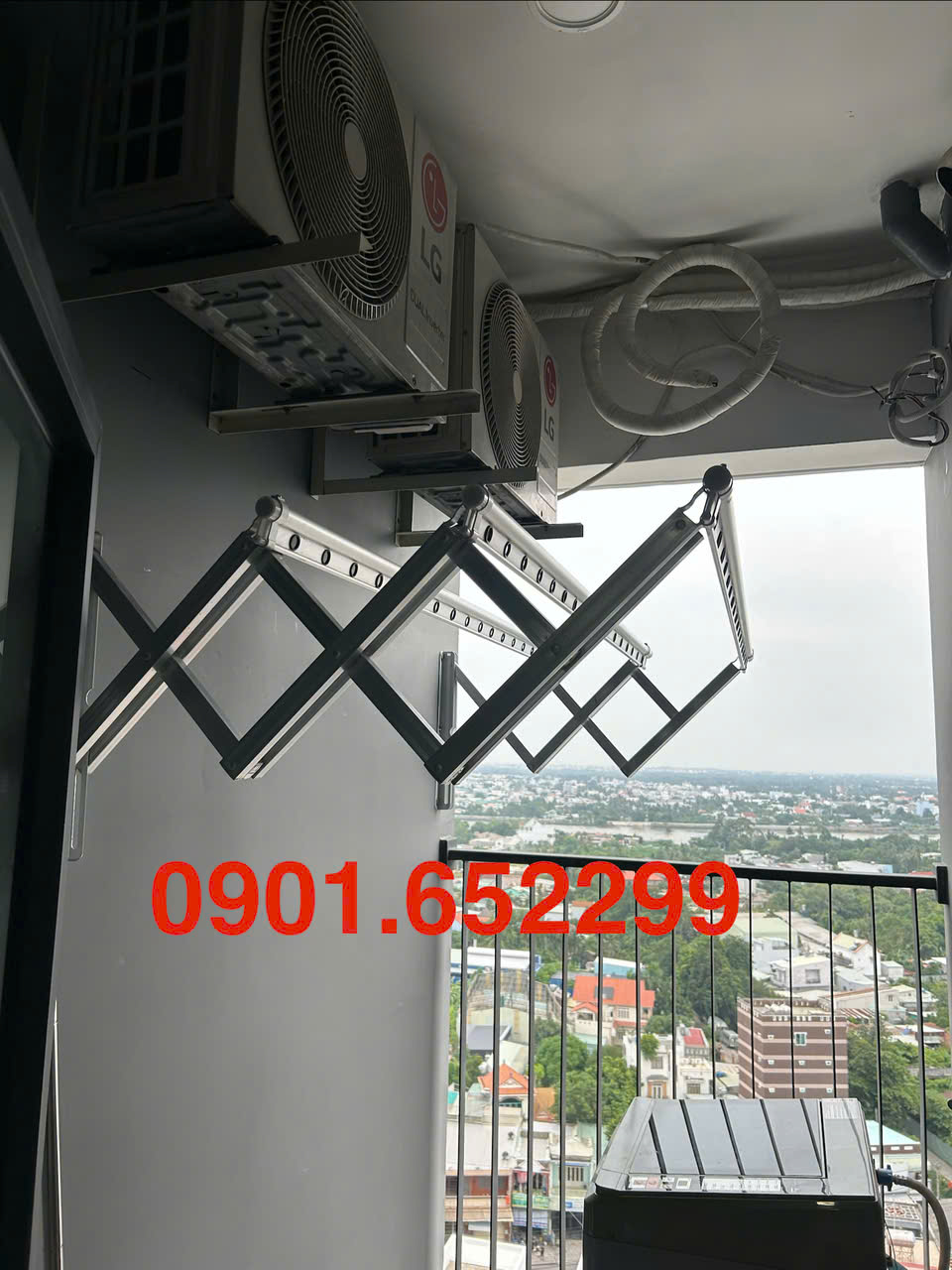 Thi công giàn phơi thông minh tại Thuận An