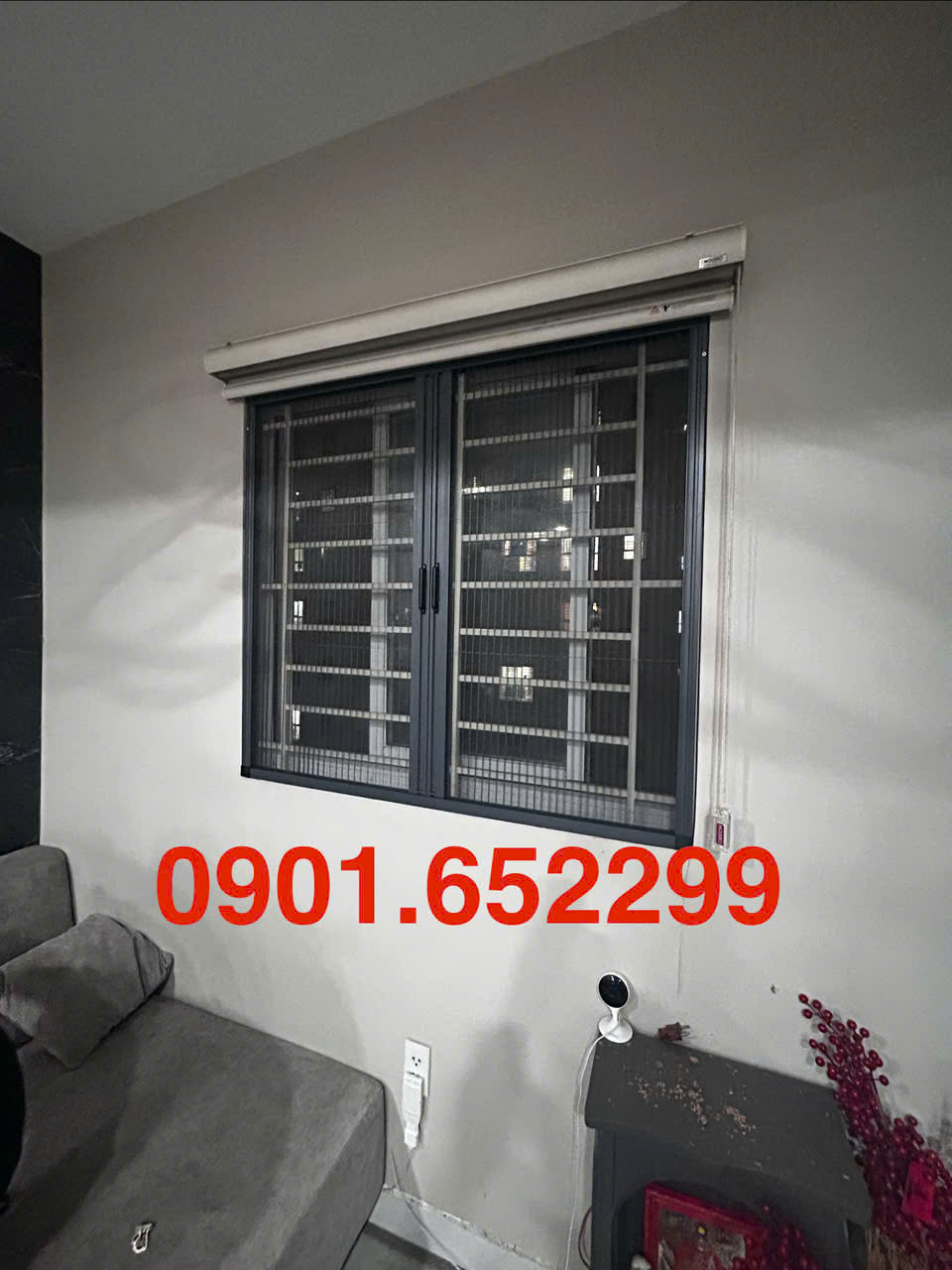 Thi công , lắp đặt cửa lưới chống muỗi chung cư A1/A2