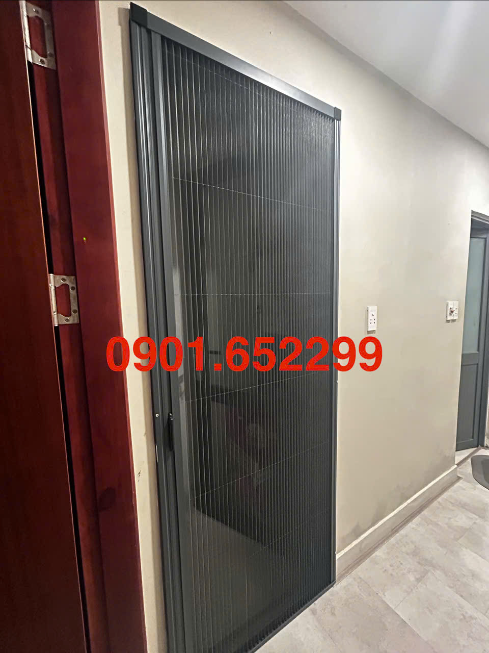 Thi công , lắp đặt cửa lưới chống muỗi chung cư A1/A2