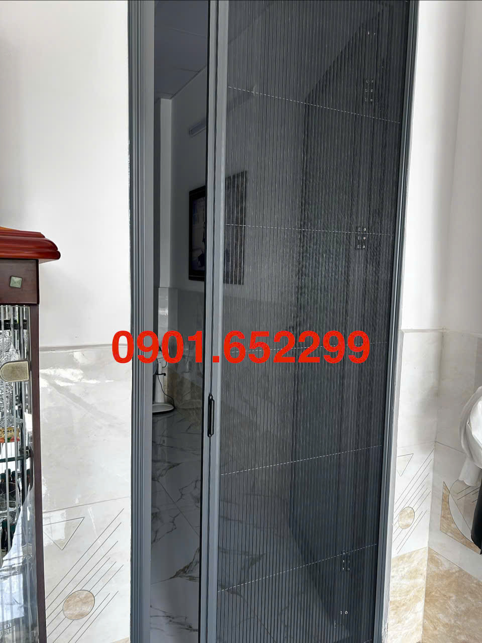 Thi công ,lắp đặt cửa lưới chống muỗi chung cư B1/B2