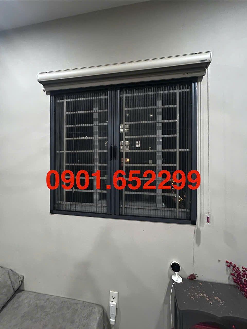 Thi công ,lắp đặt cửa lưới chống muỗi chung cư Pegasus