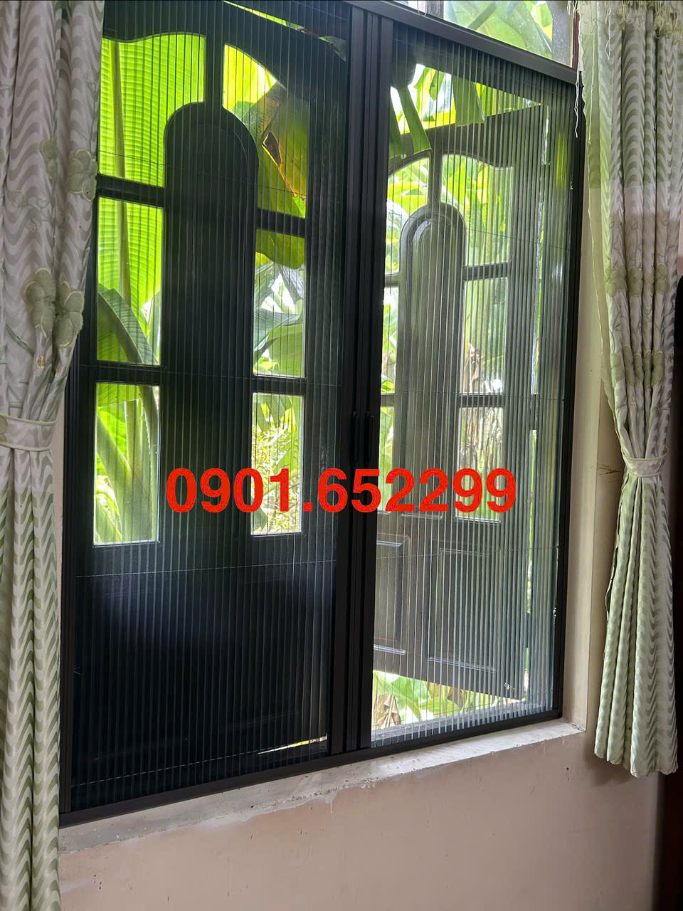 Thi công ,lắp đặt cửa lưới chống muỗi tại Bến Lức