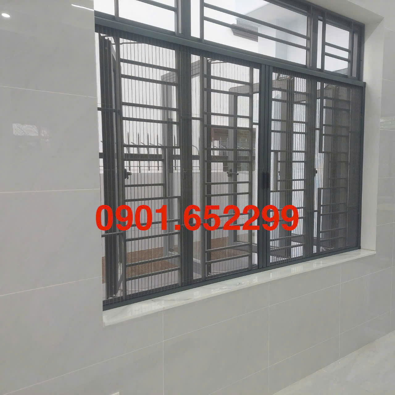 Thi công ,lắp đặt cửa lưới chống muỗi tại Long Thành