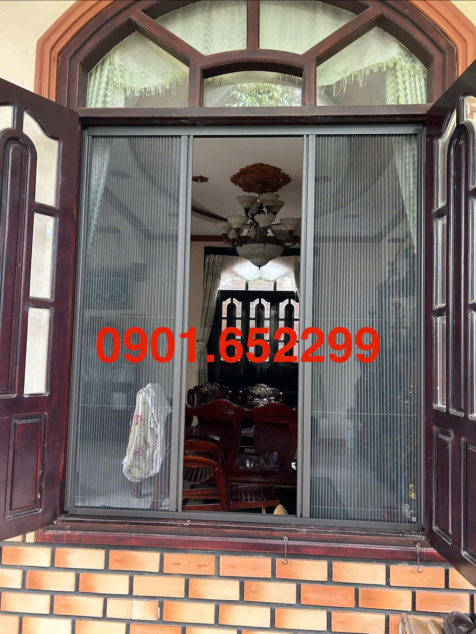 Thi công ,lắp đặt cửa lưới chống muỗi tại phường Đông Hòa