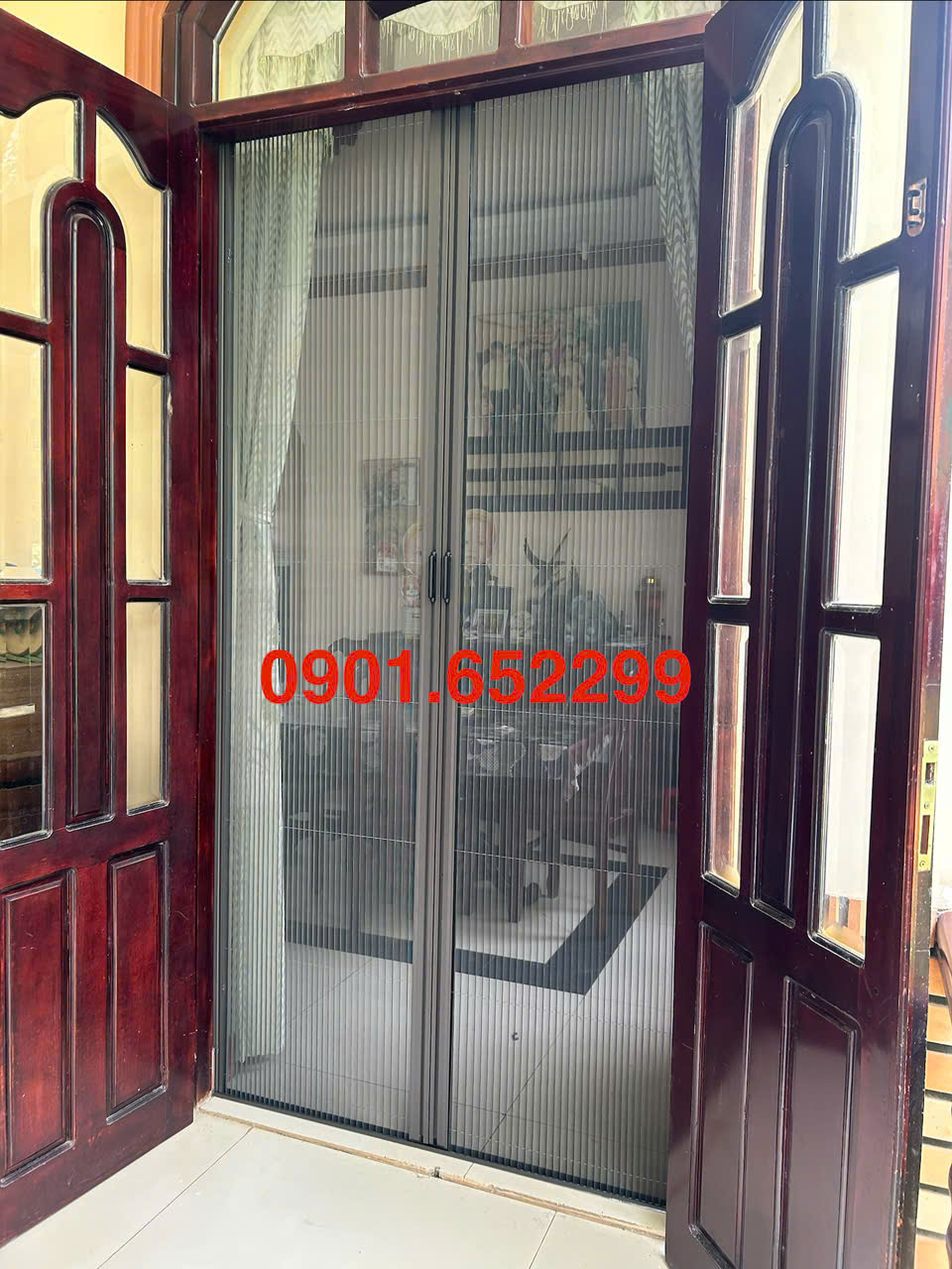 Thi công ,lắp đặt cửa lưới chống muỗi tại Thủ Đức