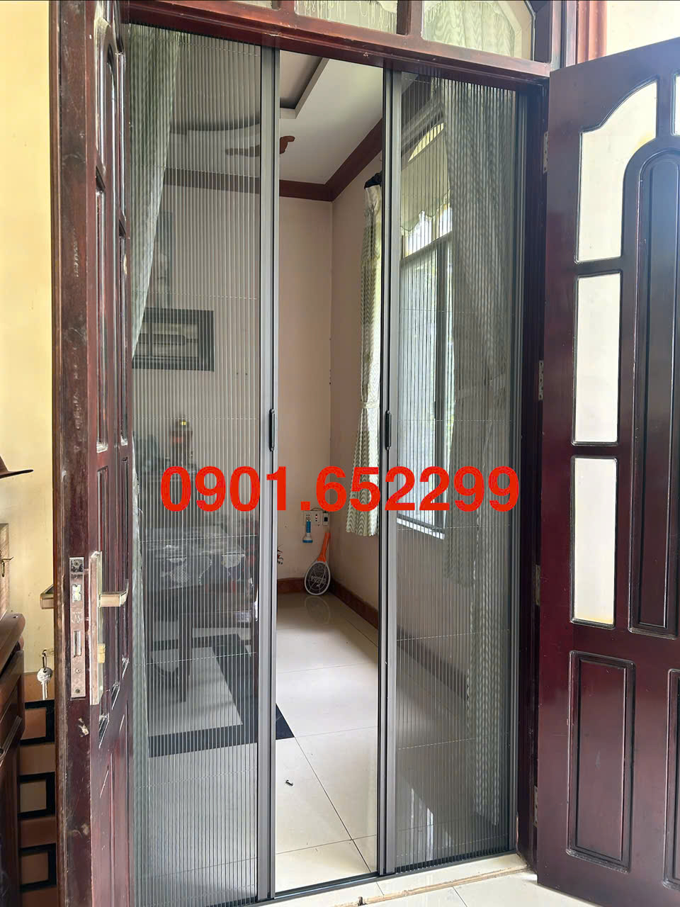 Thi công ,lắp đặt cửa lưới chống muỗi tại Thủ Đức