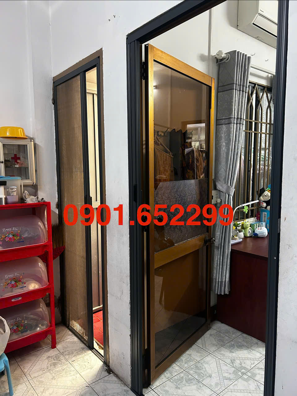 Thi công,lắp đặt cửa lưới chống muỗi tại vĩnh cửu