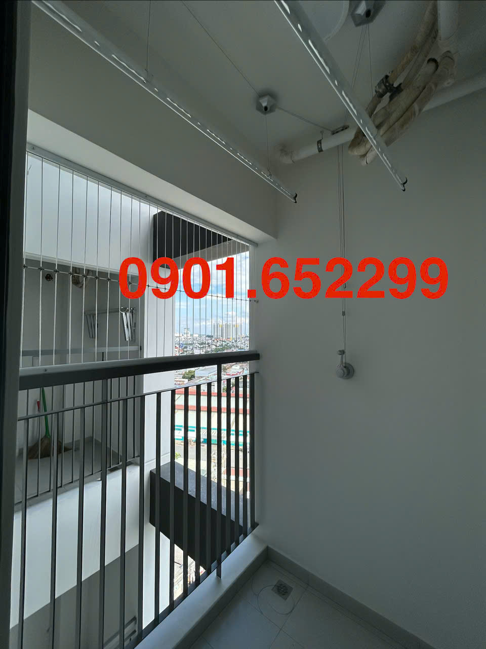 Thi công ,lắp đặt giàn phơi gắn trần tại Nhơn Trạch