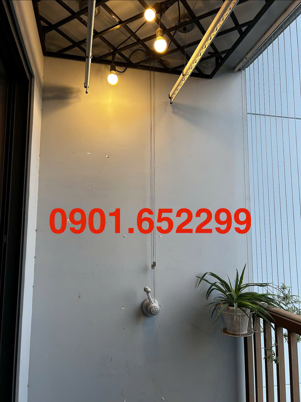 Thi công ,lắp đặt giàn phơi gắn trần tại Vĩnh Cửu